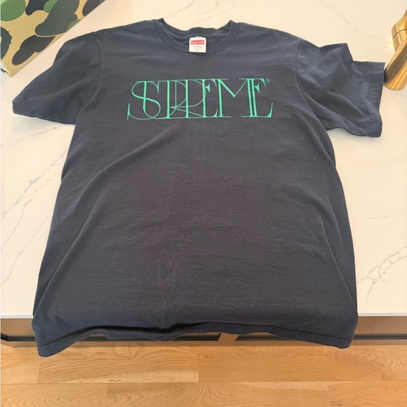 NEWBundle: 1 Dough Boy and 1 Trademark Supreme Navy T-Shirts. Adult Small - Picture 7 of 8